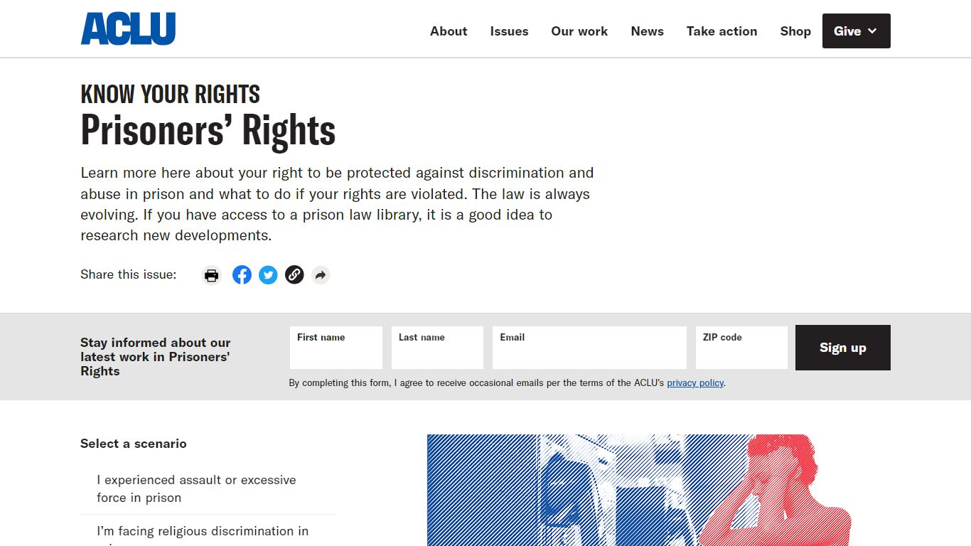 Know Your Rights | Prisoners’ Rights | ACLU